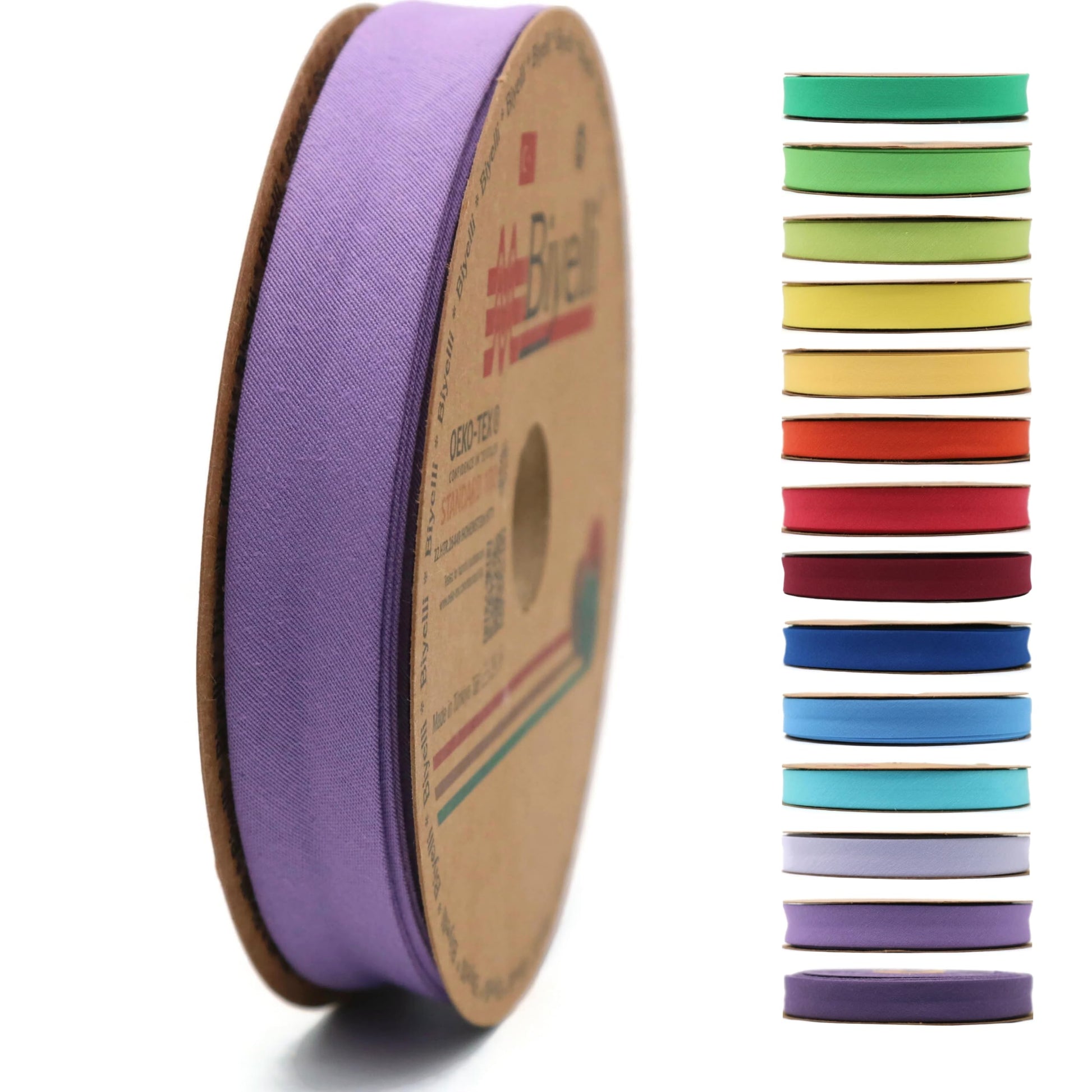 Cotton Fold Bias Tape - 3/4 Inches (20mm) Wide - 27 Yards - 65+ Colors - Single Fold Cotton Fold Bias Binding Tape for Sewing Clothing DIY (18. Khaki) D18
