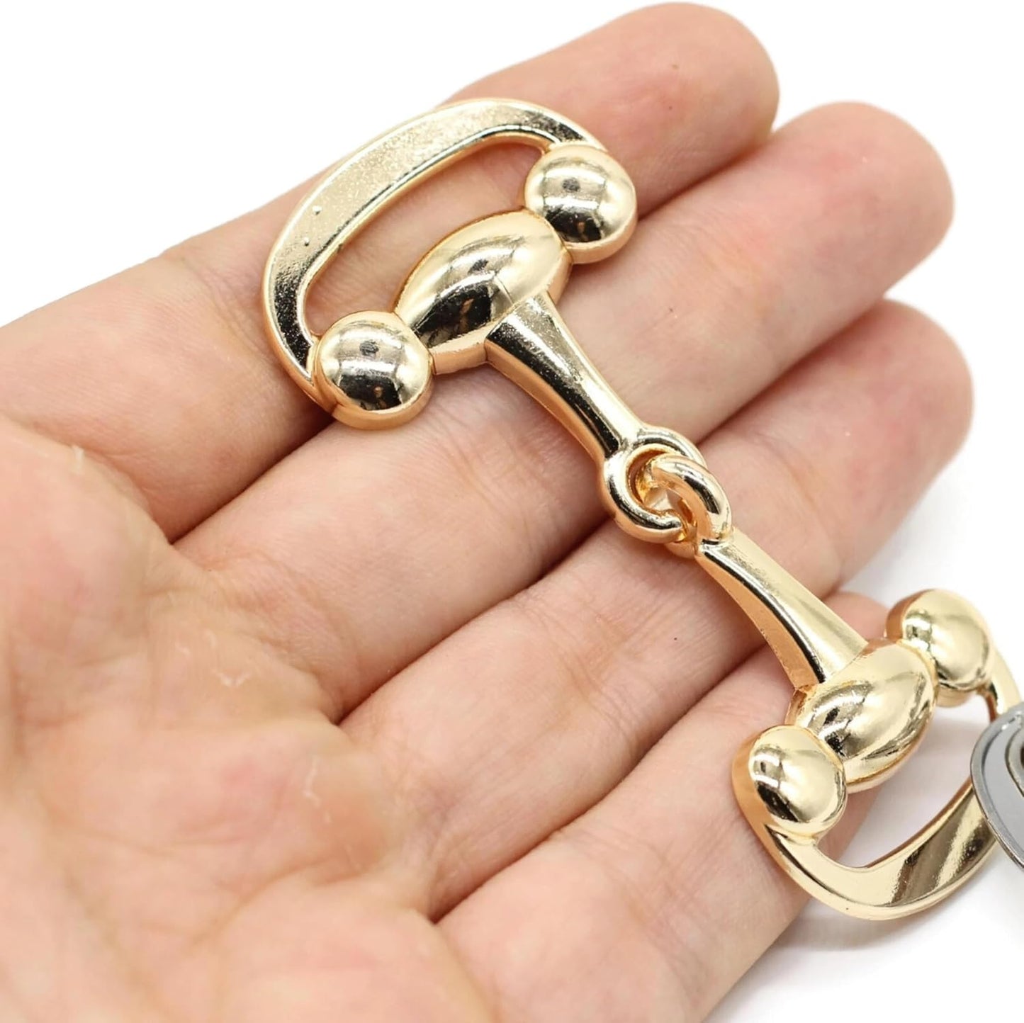 Shoe Buckle - 2.6 Inch (66mm) - 2 Pcs - Gold Metal Shoe Buckle Shoelace Clips Metal Hinged Equestrian Buckles For Craft & Sewing Project BG2502