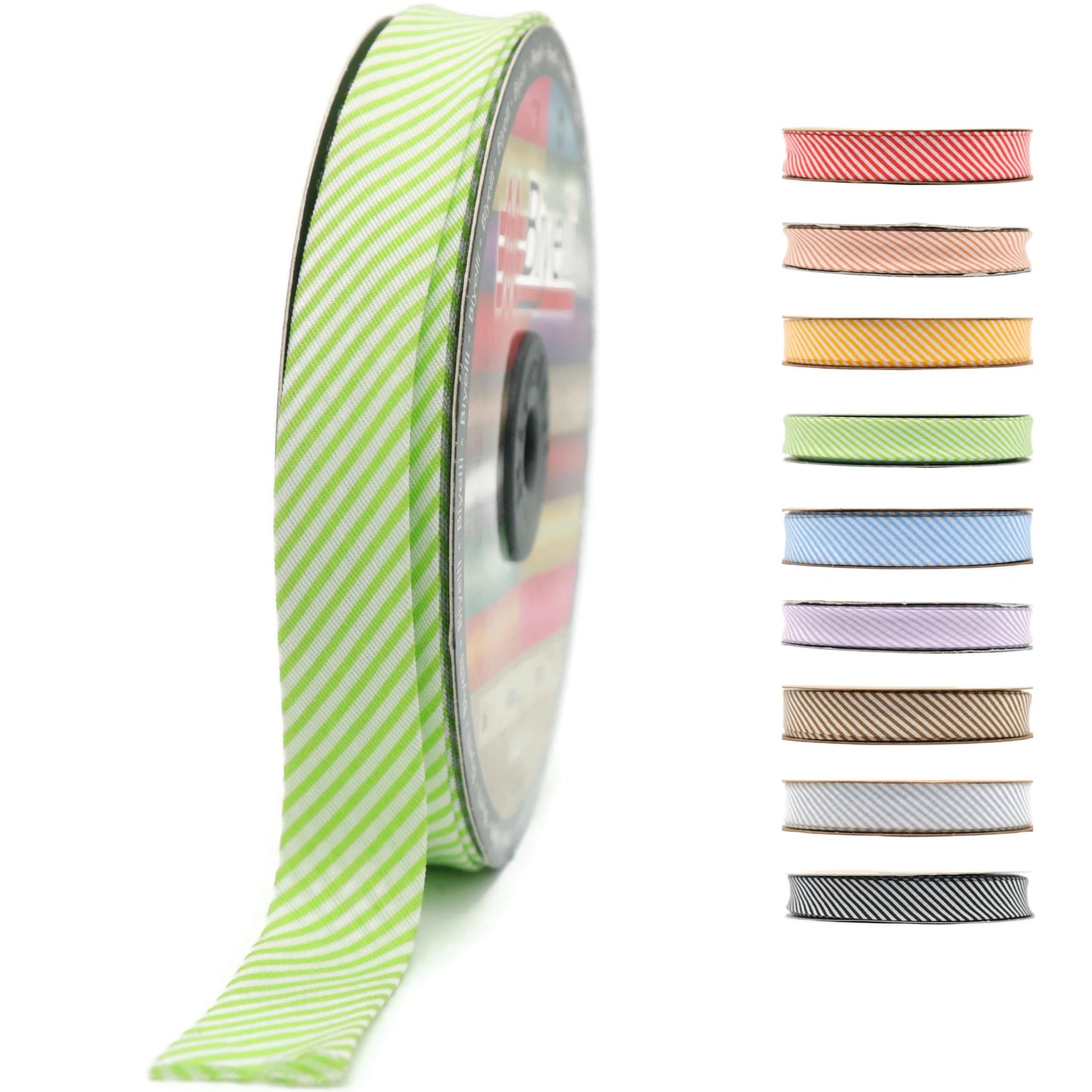 Cotton Fold Bias Binding Tape - 3/4 Inches (20mm) Wide - 27 Yards - Plaid Single Fold Cotton Fold Bias Binding Tape for Sewing Clothing DIY Brown C9