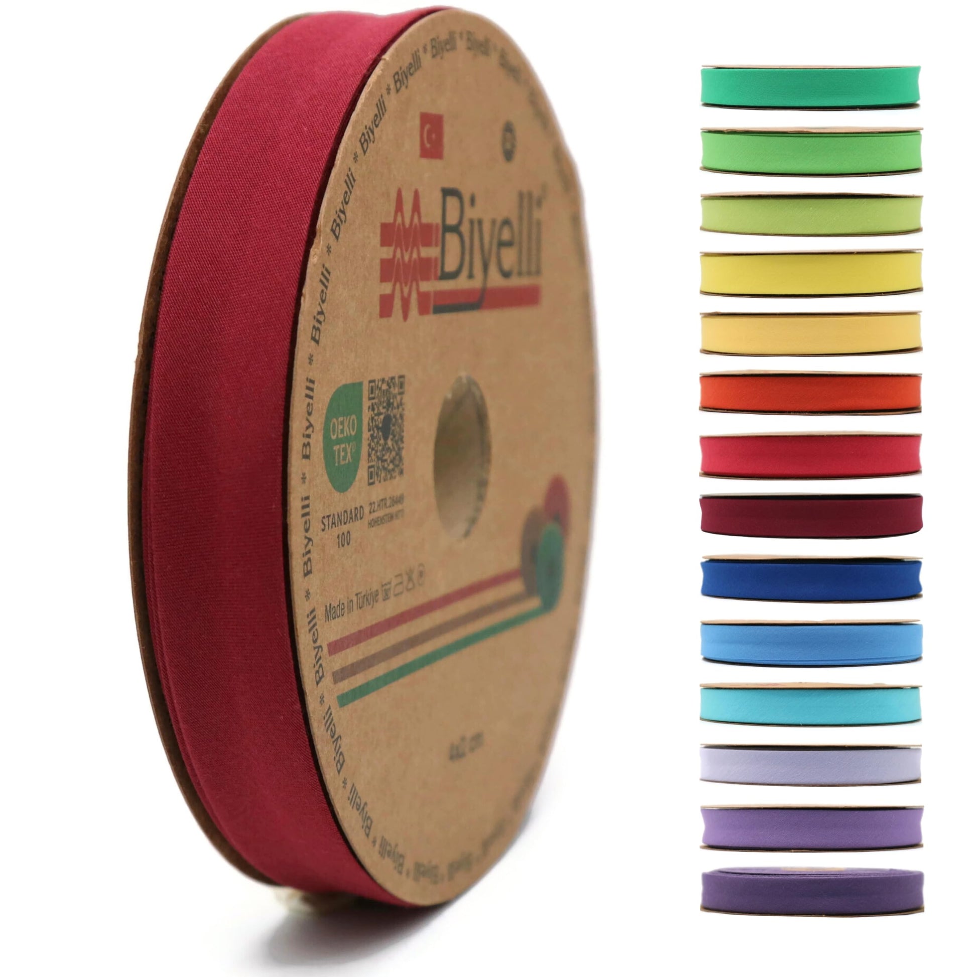 Cotton Fold Bias Tape - 3/4 Inches (20mm) Wide - 27 Yards - 65+ Colors - Single Fold Cotton Fold Bias Binding Tape for Sewing Clothing DIY (60. Admiral Blue) D60