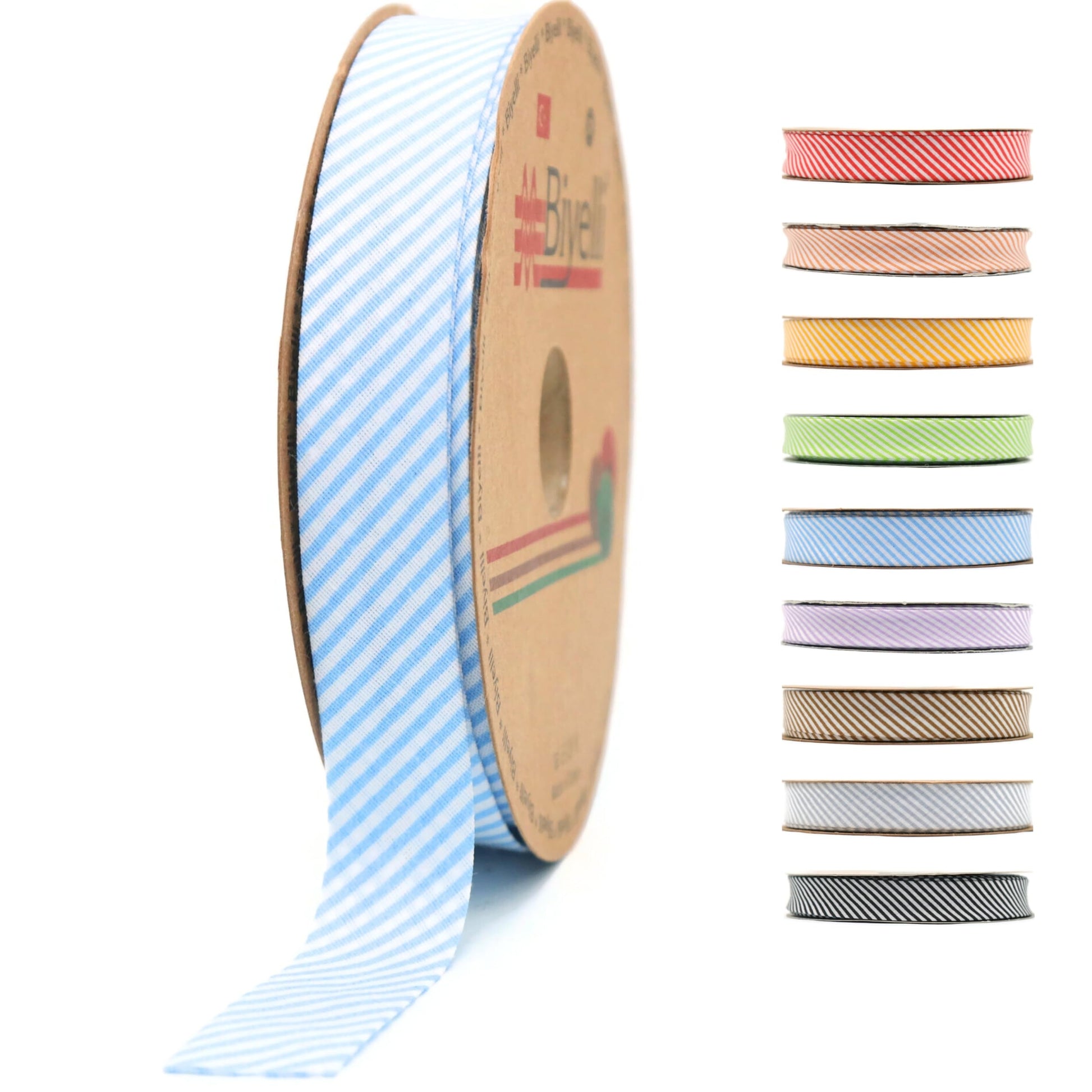 Cotton Fold Bias Binding Tape - 3/4 Inches (20mm) Wide - 27 Yards - Plaid Single Fold Cotton Fold Bias Binding Tape for Sewing Clothing DIY Pink C2