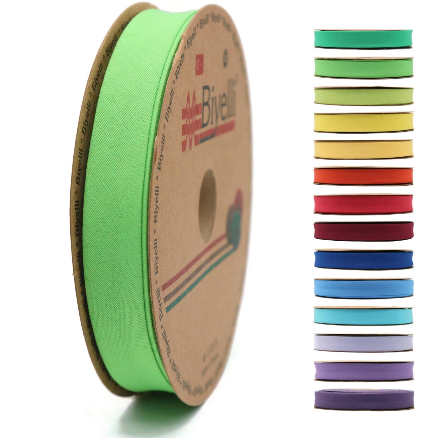 Cotton Fold Bias Tape - 3/4 Inches (20mm) Wide - 27 Yards - 65+ Colors - Single Fold Cotton Fold Bias Binding Tape for Sewing Clothing DIY (62. Hot Pink) D62