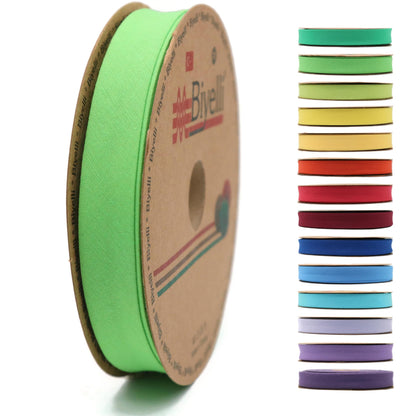 Cotton Fold Bias Tape - 3/4 Inches (20mm) Wide - 27 Yards - 65+ Colors - Single Fold Cotton Fold Bias Binding Tape for Sewing Clothing DIY (10. Flesh) D10