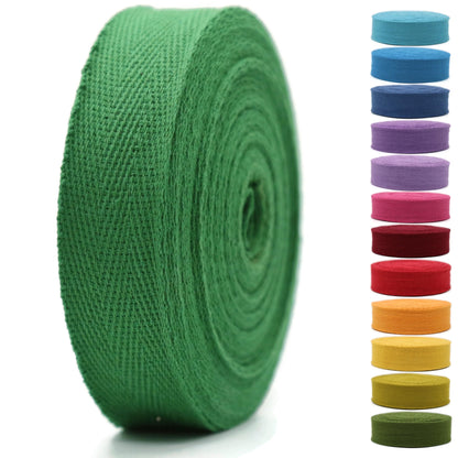 2" & 1.5" & 1.18'' & 1" Cotton Twill Tape - 10 Yards - 50+ Colors -%100 Cotton 1 Inch 1.5 Inch 2 Inch Herringbone Bias Binding Cotton Tape Trim for Sewing Wrapping Craft DIY 10454 (Ginger Spice)…