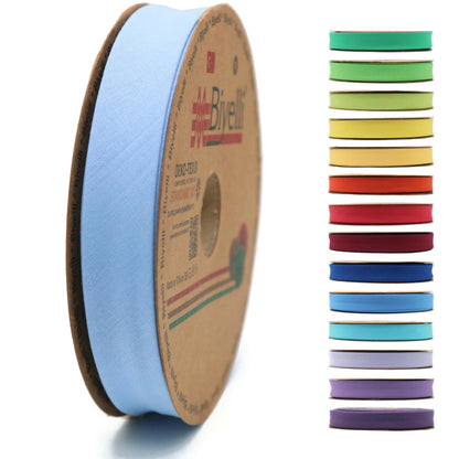 Cotton Fold Bias Tape - 3/4 Inches (20mm) Wide - 27 Yards - 65+ Colors - Single Fold Cotton Fold Bias Binding Tape for Sewing Clothing DIY (66. Flesh Rust) D66