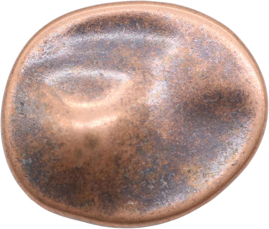 Antique Copper Metal Shank Buttons - 12 Pcs - 4 Size Options - Luxury Wrinkle Round Wave Metal Shank Buttons for Men Women Blazer Coat Uniform Shirt Suit and Jacket Sewing Craft DIY G2283…