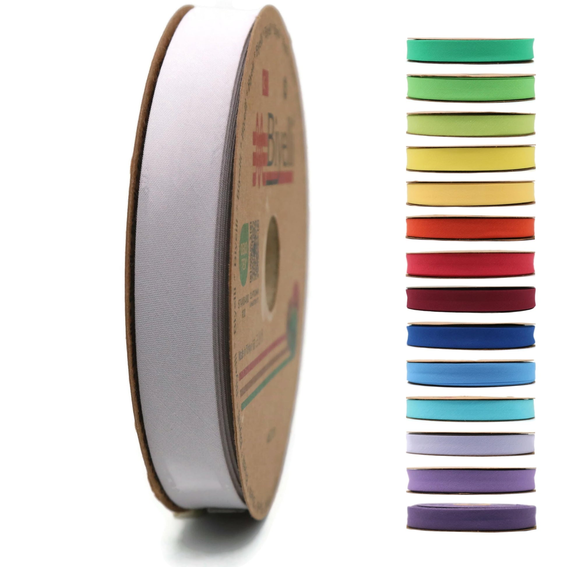 Cotton Fold Bias Tape - 3/4 Inches (20mm) Wide - 27 Yards - 65+ Colors - Single Fold Cotton Fold Bias Binding Tape for Sewing Clothing DIY (44. Blush Pink) D44