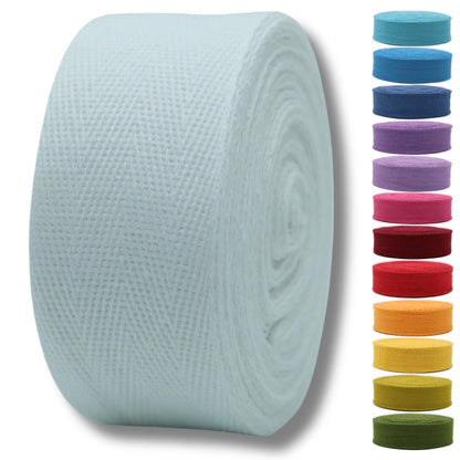 2" & 1.5" & 1.18'' & 1" Cotton Twill Tape - 10 Yards - 50+ Colors -%100 Natural Cotton 1 Inch 1.5 Inch 2 Inch Herringbone Bias Binding Cotton Tape Trim for Sewing Wrapping Craft DIY 10165 (Tangarine)…