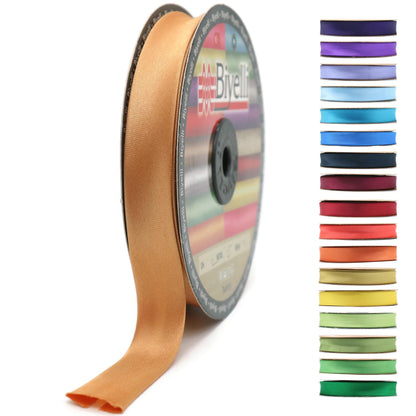 Fold Satin Bias Tape - 99+ Colors - 3/4 Inches Wide - 27 Yards - Fold Satin Binding Bias Ribbon Fabric Piping Bias Binding Tape for Sewing Clothing DIY (10. Mint Blue) BYS10