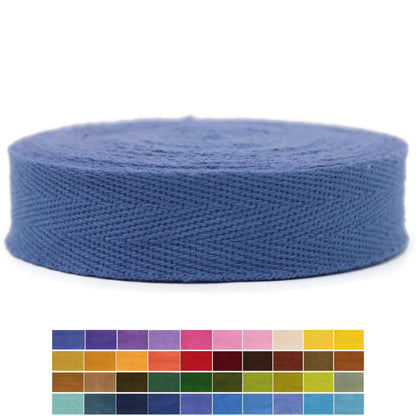 2" & 1.5" & 1.18'' & 1" Cotton Twill Tape - 10 Yards - 50+ Colors -%100 Natural Cotton 1 Inch 1.5 Inch 2 Inch Herringbone Bias Binding Cotton Tape Trim for Sewing Wrapping Craft DIY 10155 (Orange)…