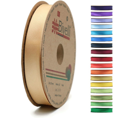Fold Satin Bias Tape - 99+ Colors - 3/4 Inches Wide - 27 Yards - Fold Satin Binding Bias Ribbon Fabric Piping Bias Binding Tape for Sewing Clothing DIY Aquamarine BYS15