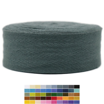 2" & 1.5" & 1.18'' & 1" Cotton Twill Tape - 10 Yards - 50+ Colors -%100 Natural Cotton 1 Inch 1.5 Inch 2 Inch Herringbone Bias Binding Cotton Tape Trim for Sewing Wrapping Craft DIY 10275(MldvsGreen)…