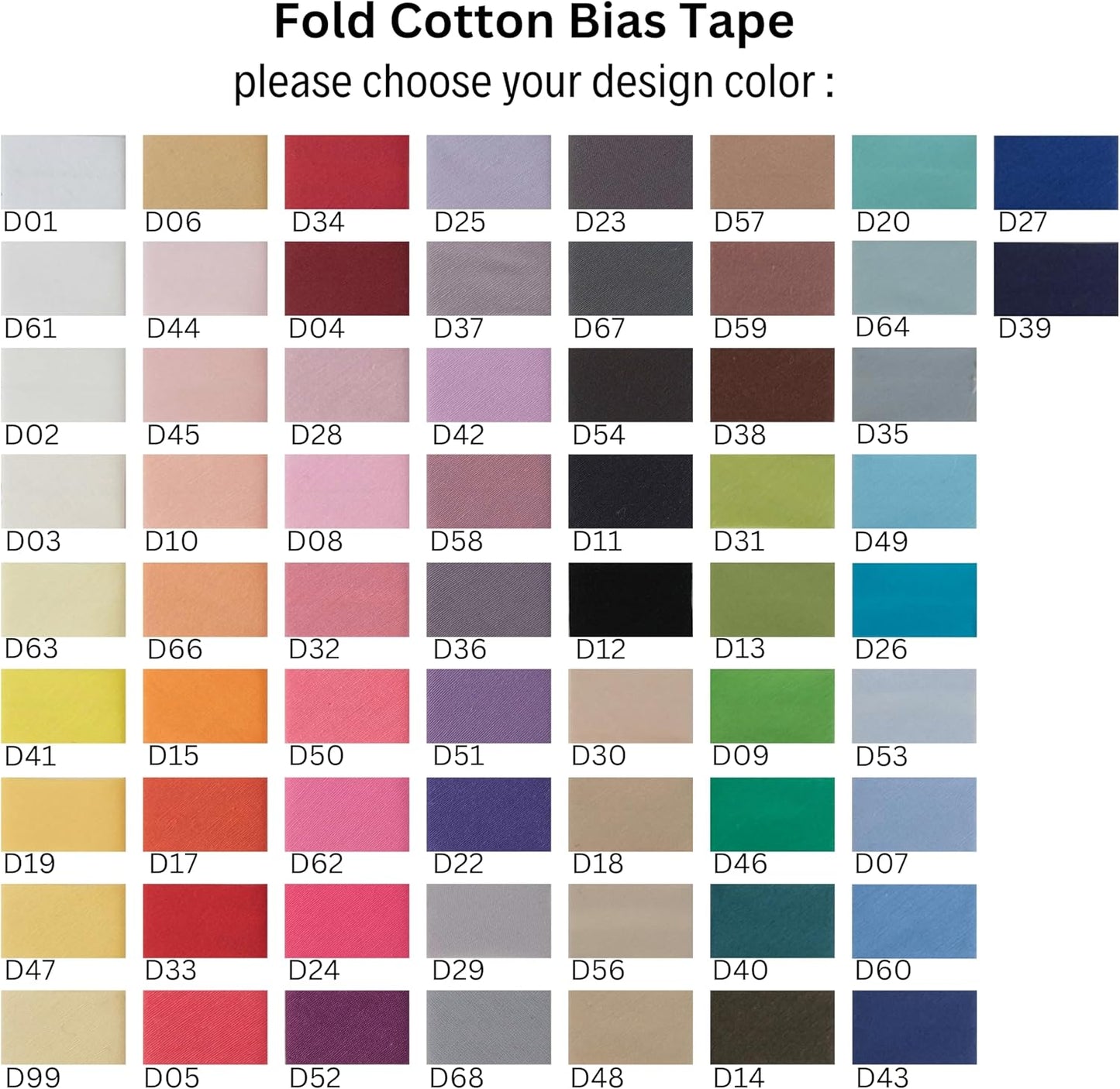 Cotton Fold Bias Tape - 3/4 Inches (20mm) Wide - 27 Yards - 65+ Colors - Single Fold Cotton Fold Bias Binding Tape for Sewing Clothing DIY (36. Med Purple) D36