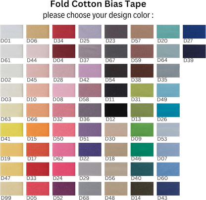 Cotton Fold Bias Tape - 3/4 Inches (20mm) Wide - 27 Yards - 65+ Colors - Single Fold Cotton Fold Bias Binding Tape for Sewing Clothing DIY (13. Pine Green) D13