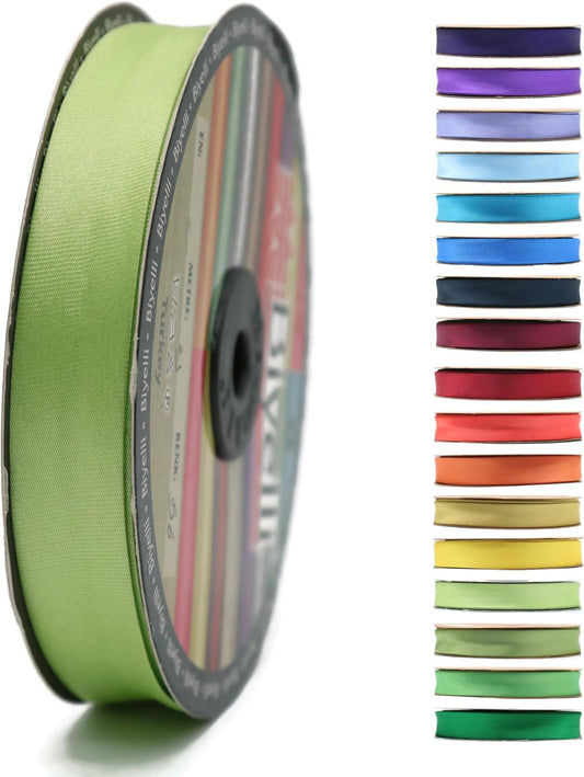 Fold Satin Bias Tape - 99+ Colors - 3/4 Inches Wide - 27 Yards - Fold Satin Binding Bias Ribbon Fabric Piping Bias Binding Tape for Sewing Clothing DIY BYS56