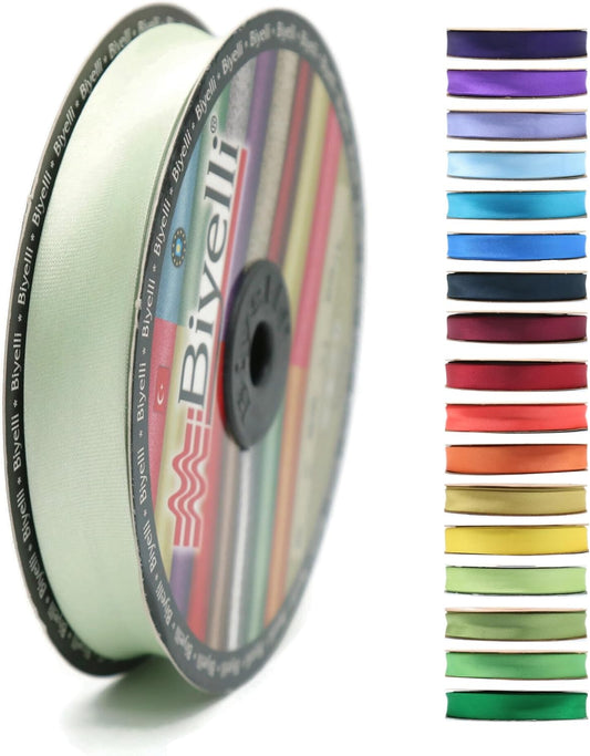 Fold Satin Bias Tape - 99+ Colors - 3/4 Inches Wide - 27 Yards - Fold Satin Binding Bias Ribbon Fabric Piping Bias Binding Tape for Sewing Clothing DIY BYS16