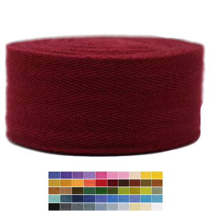 1" & 1.18" & 1.5'' & 2" Cotton Twill Tape - 10 Yards - 50+ Colors -%100 Natural Cotton 1 Inch 1.5 Inch 2 Inch Herringbone Bias Binding Cotton Tape Trim for Sewing Wrapping Craft DIY 10542 (Oslo Gray)…