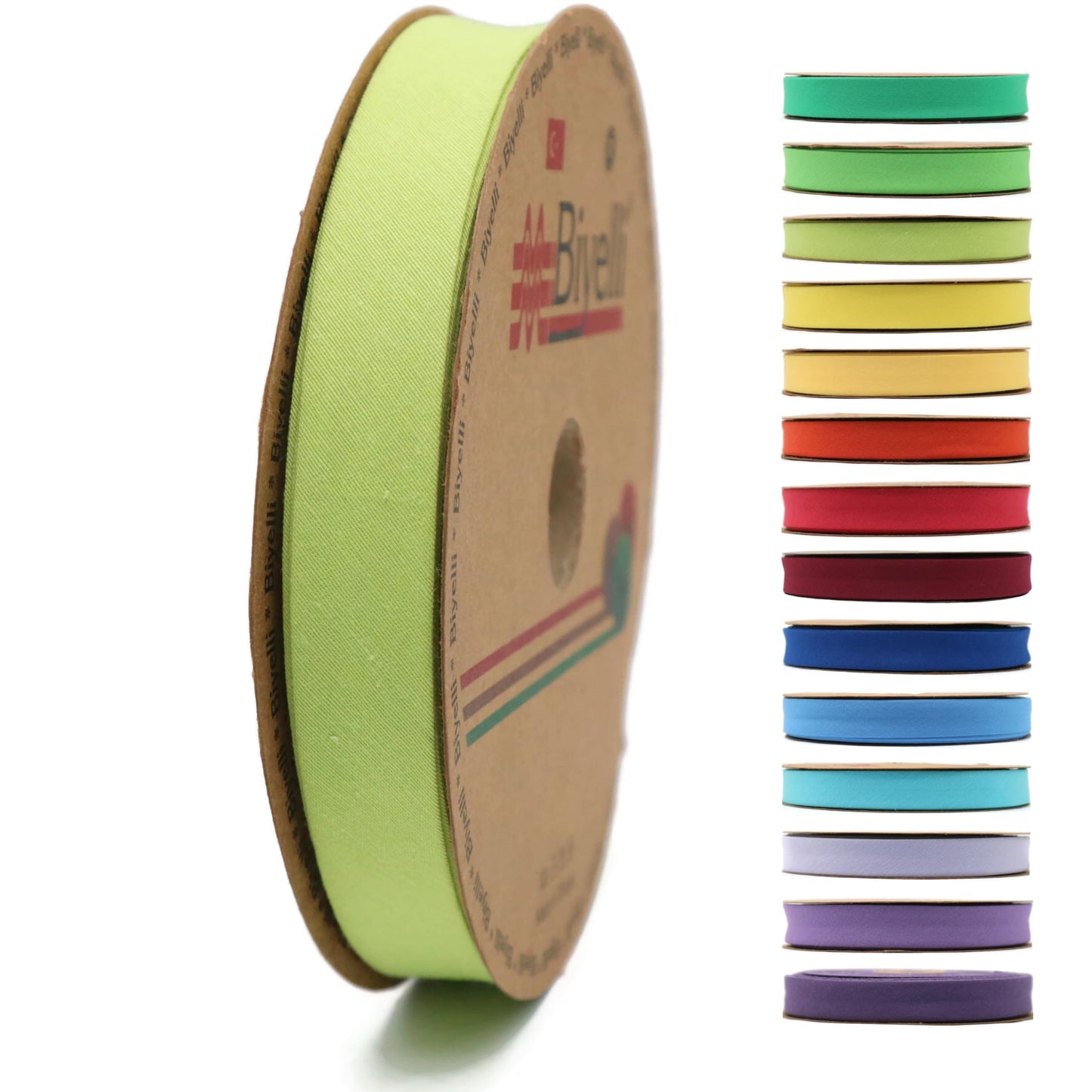 Cotton Fold Bias Tape - 3/4 Inches (20mm) Wide - 27 Yards - 65+ Colors - Single Fold Cotton Fold Bias Binding Tape for Sewing Clothing DIY (44. Blush Pink) D44