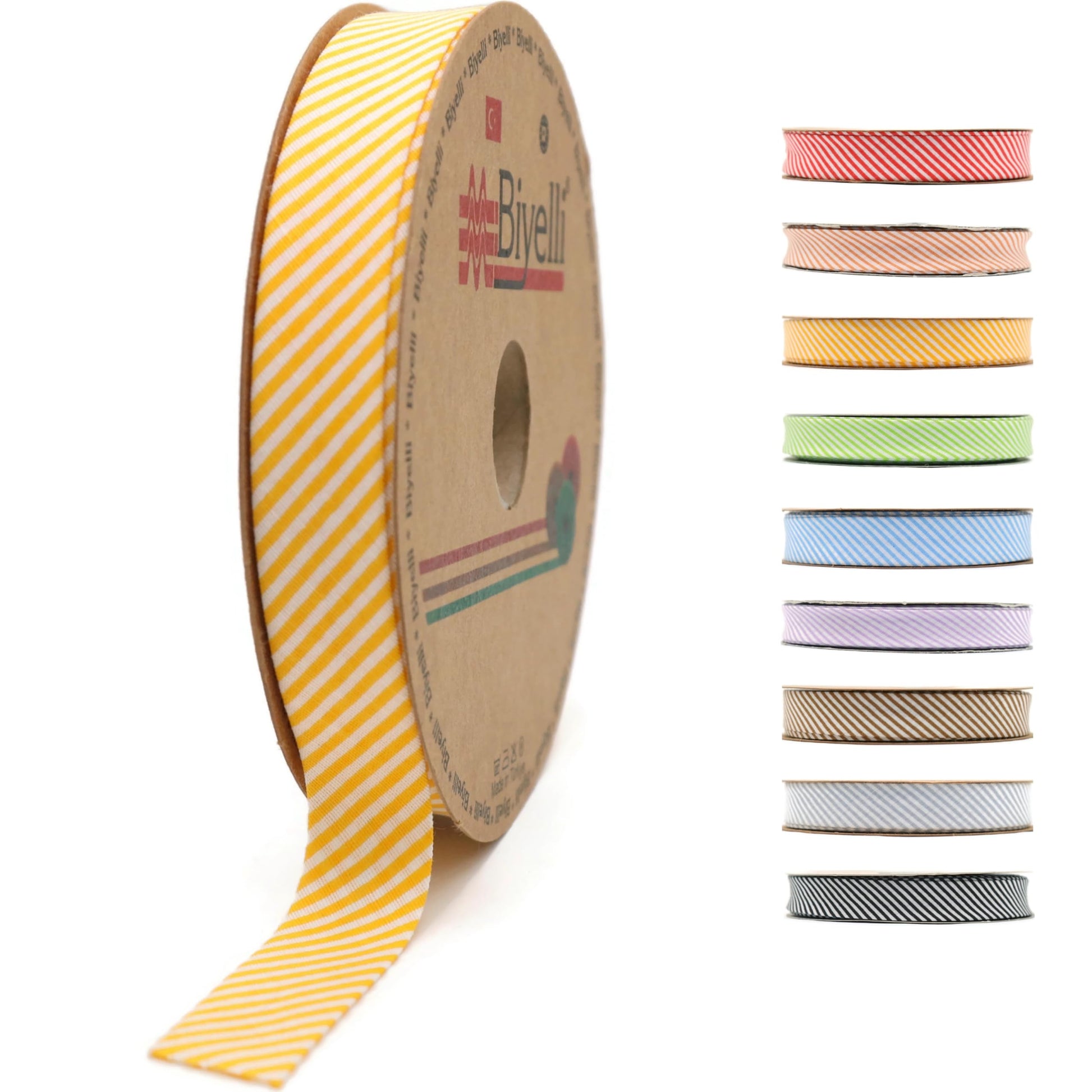 Cotton Fold Bias Binding Tape - 3/4 Inches (20mm) Wide - 27 Yards - Plaid Single Fold Cotton Fold Bias Binding Tape for Sewing Clothing DIY Dark Blue C8