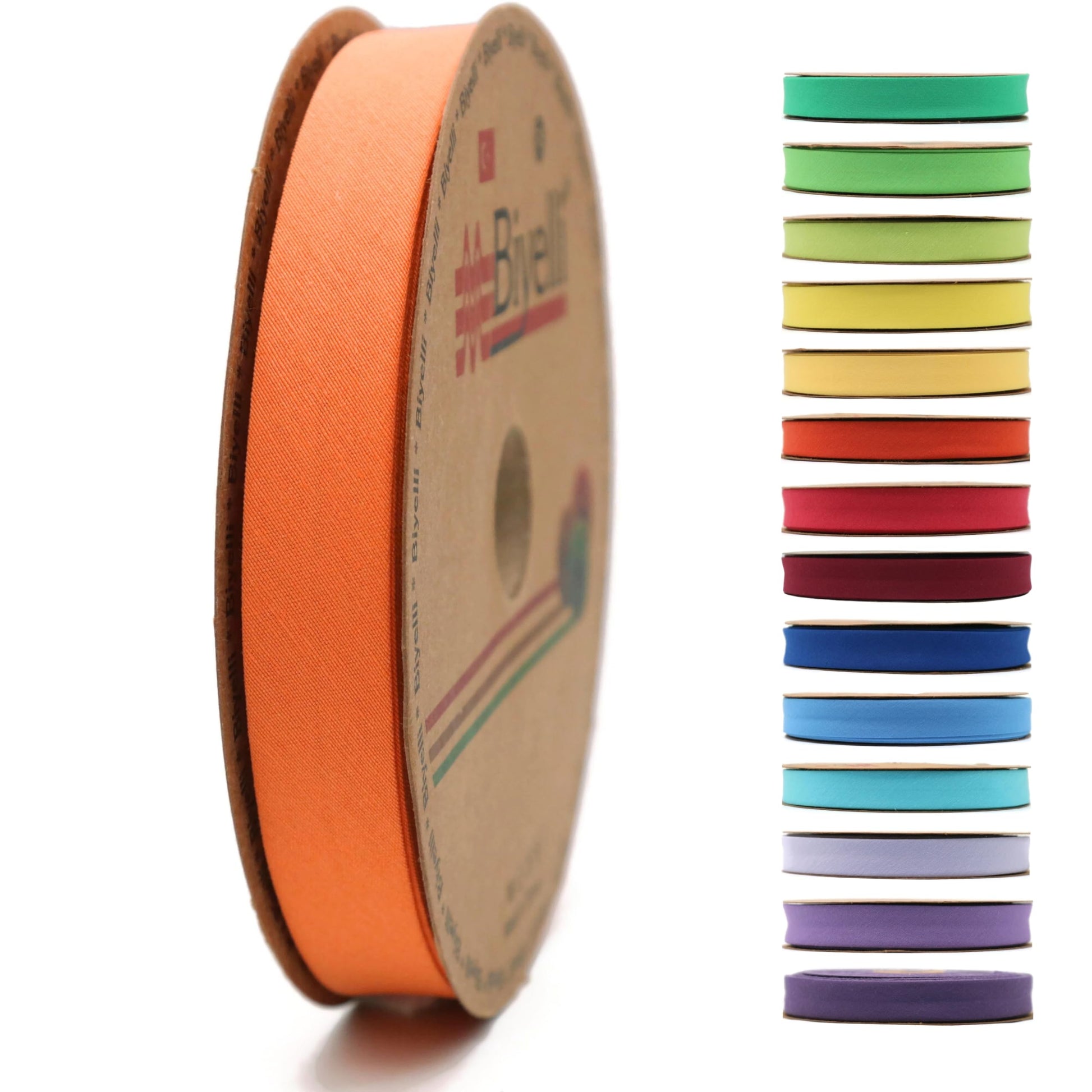 Cotton Fold Bias Tape - 3/4 Inches (20mm) Wide - 27 Yards - 65+ Colors - Single Fold Cotton Fold Bias Binding Tape for Sewing Clothing DIY (38. Coffee) D38