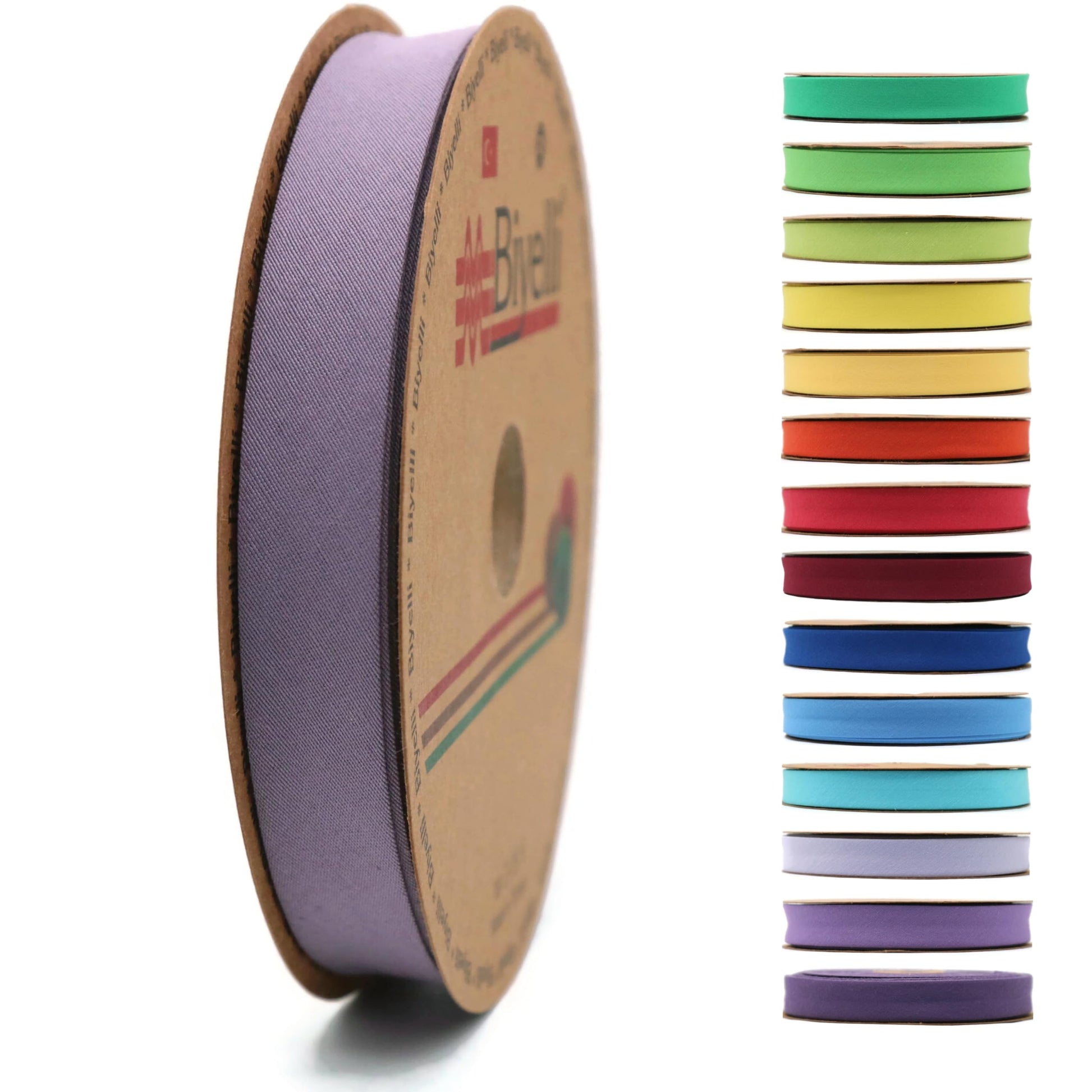 Cotton Fold Bias Tape - 3/4 Inches (20mm) Wide - 27 Yards - 65+ Colors - Single Fold Cotton Fold Bias Binding Tape for Sewing Clothing DIY (35. Dana Blue) D35