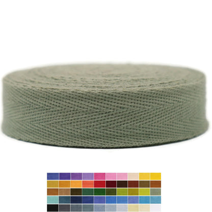 IndigoPurple 2" & 1.5" & 1.18'' Cotton Herringbone Tape - 10 Yards - 50+ Colors - 100% Natural Cotton Herringbone Bias Binding Trim for Sewing Wrapping Craft DIY