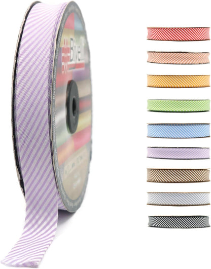 Cotton Fold Bias Binding Tape - 3/4 Inches (20mm) Wide - 27 Yards - Plaid Single Fold Cotton Fold Bias Binding Tape for Sewing Clothing DIY Purple C7