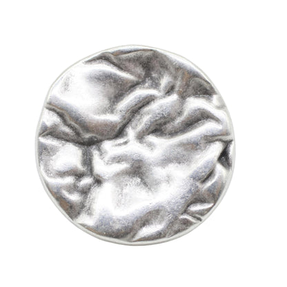 Wrinkle Black Metal Shank Buttons - 12 Pcs - 4 Size Options - Luxury Wrinkle Round Wave Metal Shank Buttons for Men Women Blazer Coat Uniform Shirt Suit and Jacket Sewing Craft DIY G4253…