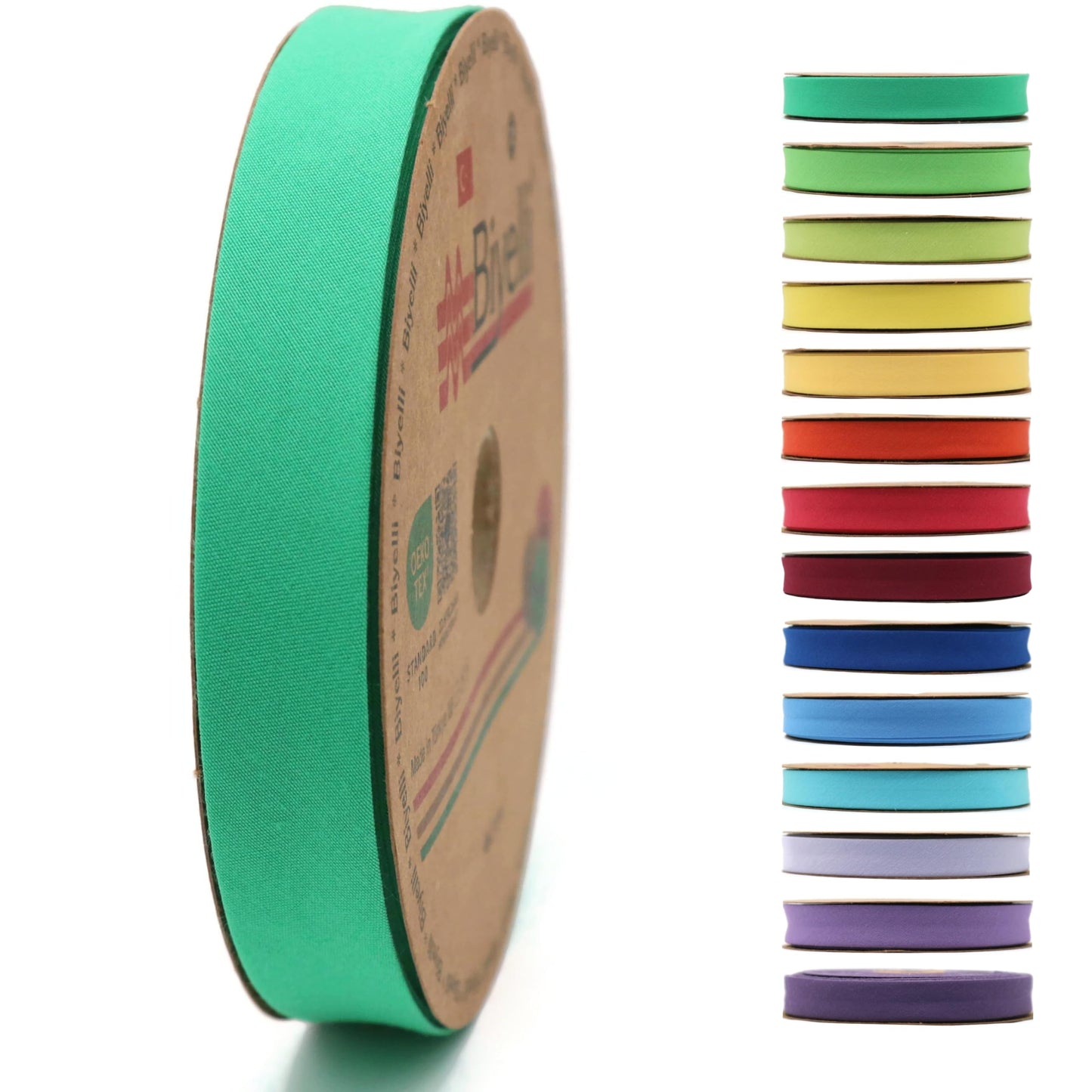 Cotton Fold Bias Tape - 3/4 Inches (20mm) Wide - 27 Yards - 65+ Colors - Single Fold Cotton Fold Bias Binding Tape for Sewing Clothing DIY (22. Deep Purple) D22