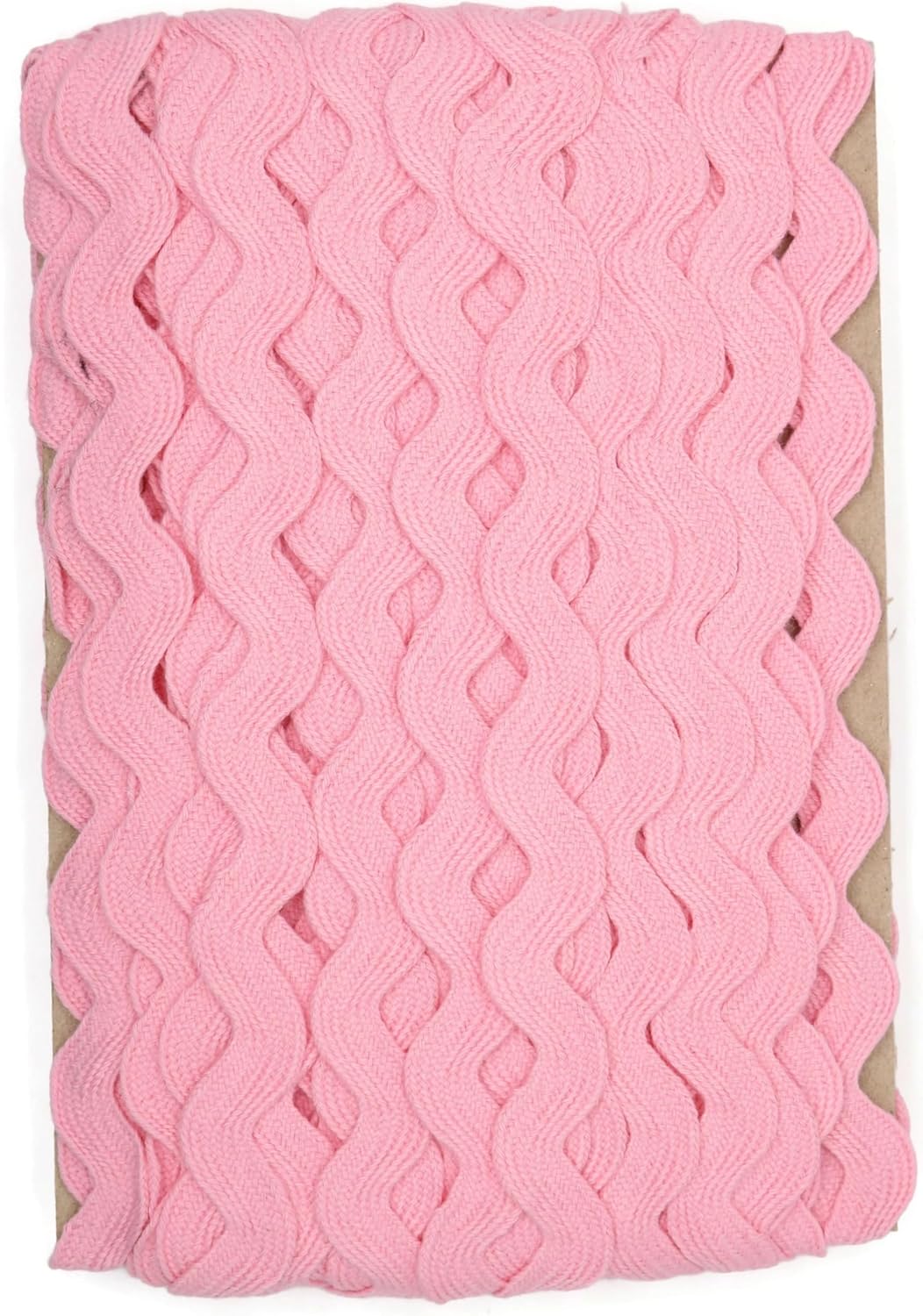 Cotton RIC Rac Trim - 3/4 Inch - 27 Yards - Wave Bending Fringe Lace Ribbon for Sewing Clothes, Gift Wrapping, Home Party Decoration CTR0209