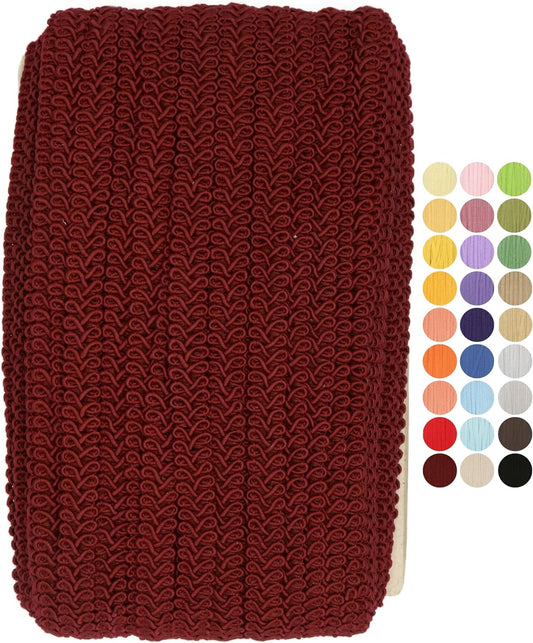 Braided Gimp Braid Trim - 10 Yards - 31+ Colors - Upholstery lace Braided Gimp Cord Trim Scroll Braid Trim Turkish Trim for Costumes Home Decor Upholstery Craft Sewing DIY GT28060