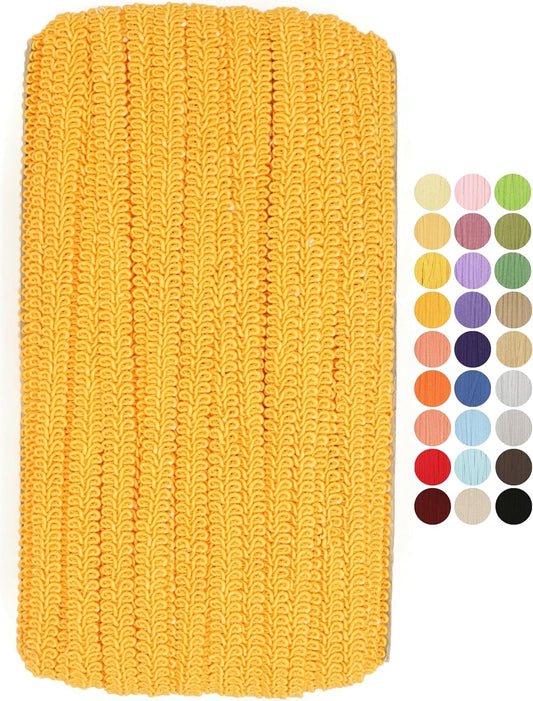 Braided Gimp Braid Trim - 10 Yards - 31+ Colors - Upholstery lace Braided Gimp Cord Trim Scroll Braid Trim Turkish Trim for Costumes Home Decor Upholstery Craft Sewing DIY GT28020