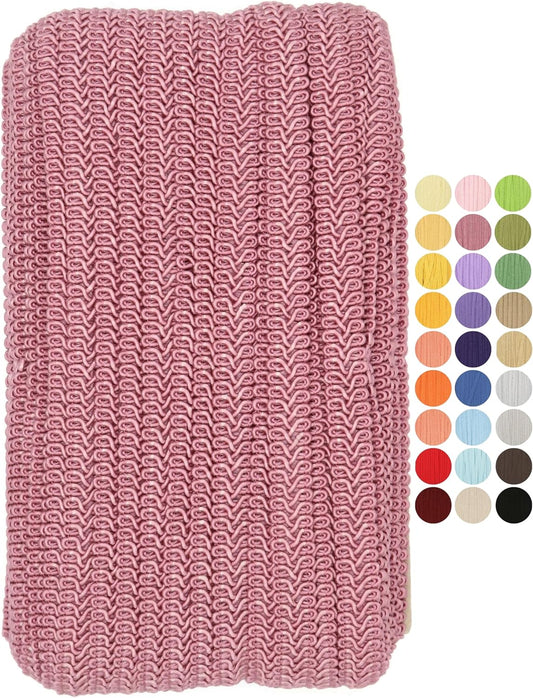 Braided Gimp Braid Trim - 10 Yards - 31+ Colors - Upholstery lace Braided Gimp Cord Trim Scroll Braid Trim Turkish Trim for Costumes Home Decor Upholstery Craft Sewing DIY GT278150